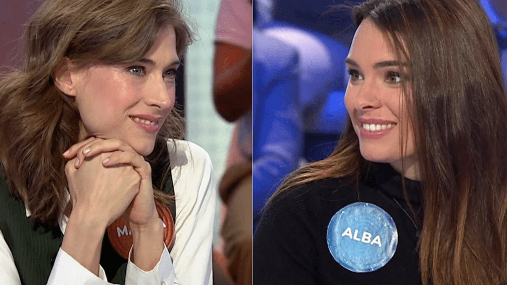 Marta Belmonte y Alba Brunet en Pasapalabra.